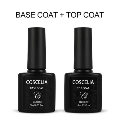 Nail polish set, Best Nail Polish Sets for Beginners, Nail Polish Set with Neon Colors, Long-Lasting Nail Polish Set with Top Coat